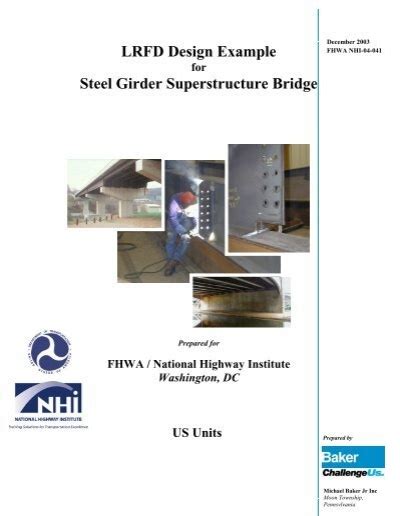 LRFD Steel Girder SuperStructure Design Example